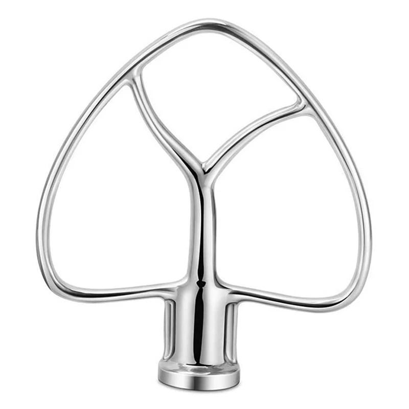 

Stainless Steel Flat Beater For Kitchen Aid 4.5 Qt - 5 Qt Tilt-Stand Mixer Attachments For Kitchen Baking Accessory