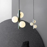 Modern Led Pendant Lights Marble Glass Hanging Lamp For Dining Room Bedside Bar Loft Decor Lighting Nordic Home Kitchen Fixtures