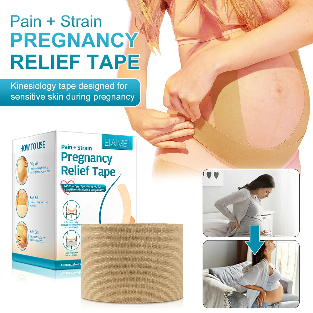

Pregnancy Tape Belly Support Tape Waist Pain And Strain Relief For Pregnant Woman Back Brace Protector Maternity Abdomen Bands