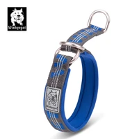 truelove dog training collar adjustable dog choker collars outdoor reflective dogs slip collars soft for medium large dogs pet