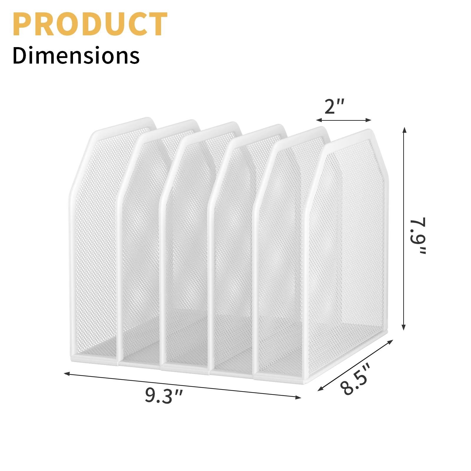 

Металлическая подставка для документов 7 секций