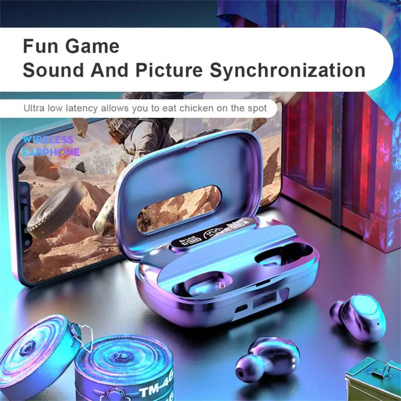 TWS-наушники с Bluetooth сенсорное управление беспроводные наушники микрофоном