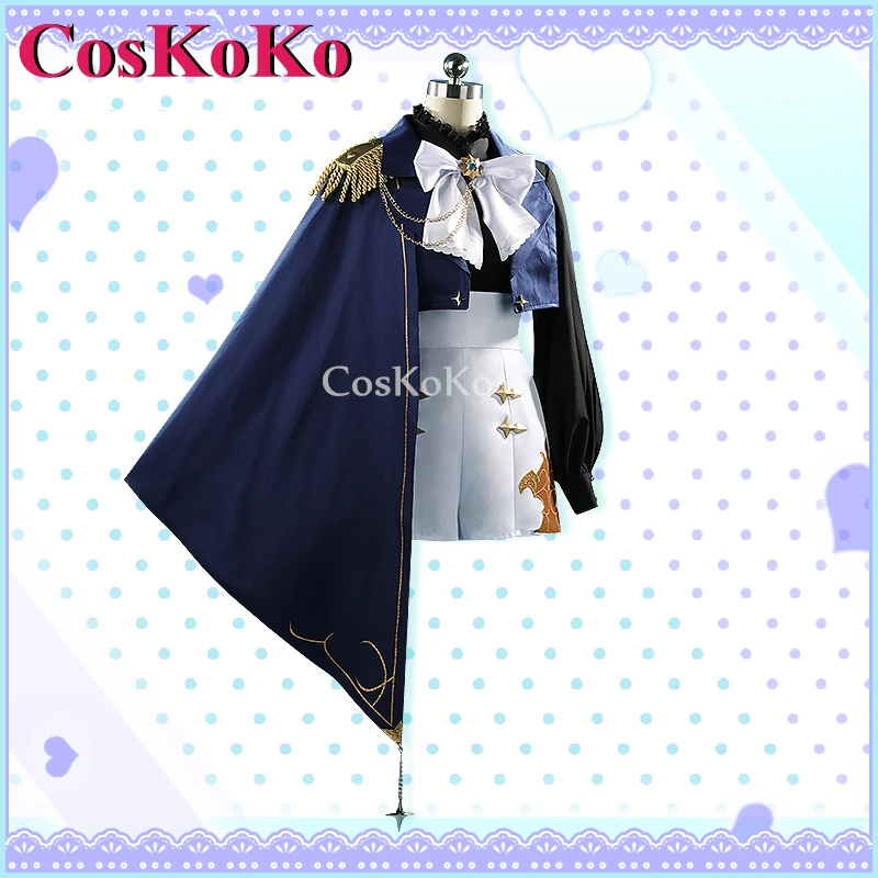 【На заказ】CosKoKo Machita Chima Косплей Аниме VTuber NIJISANJI Костюм Милая Униформа Хэллоуин