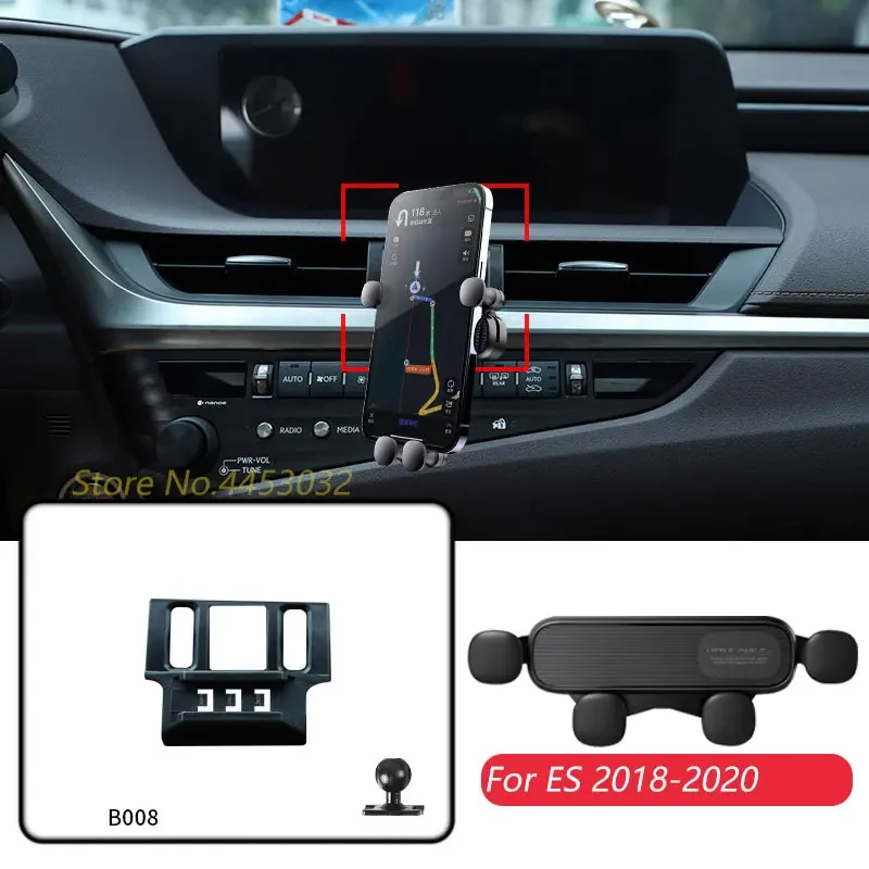 Гравитационный Автомобильный держатель для телефона и подставка Lexus ES 350 300 2018-2020