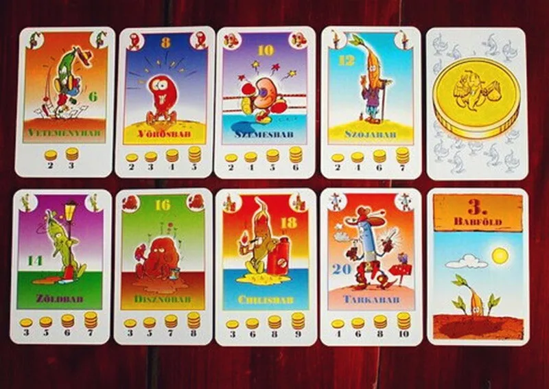 Настольная игра Bohnanza новейшая версия для 2-7 игральных карт детская - купить по