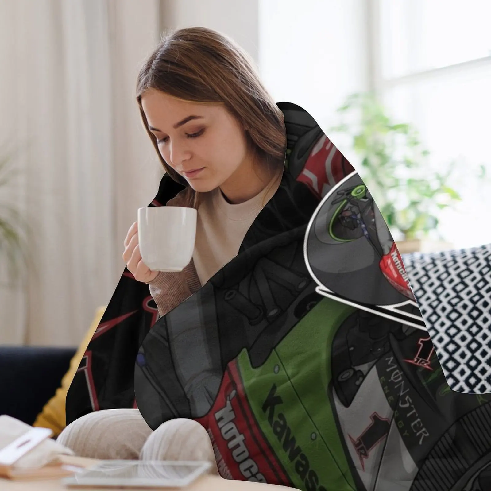 WORLD CHAMPION WSBK 2020 - Одеяло JONATHAN REA Декоративные кровати Покрывала Гигантские одеяла