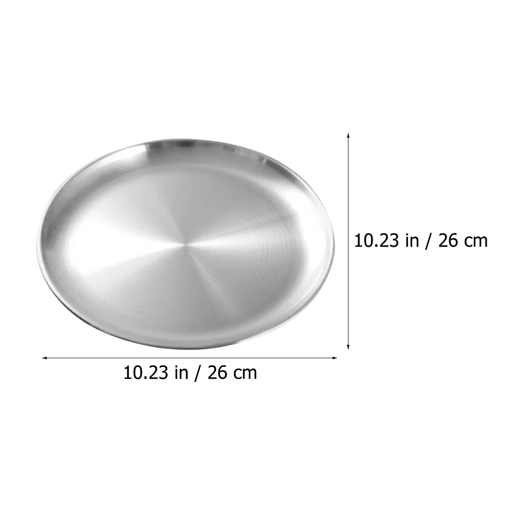 2 шт. тарелка из нержавеющей стали кухонный гаджет блюдо для закусок поднос еды