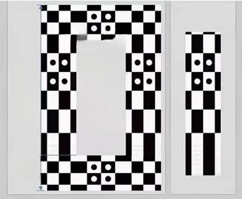 

Супер 3D-калибровочная ткань, панорамная ткань 360, ткань для отладки, подходит для автомобильной панорамной системы 360°