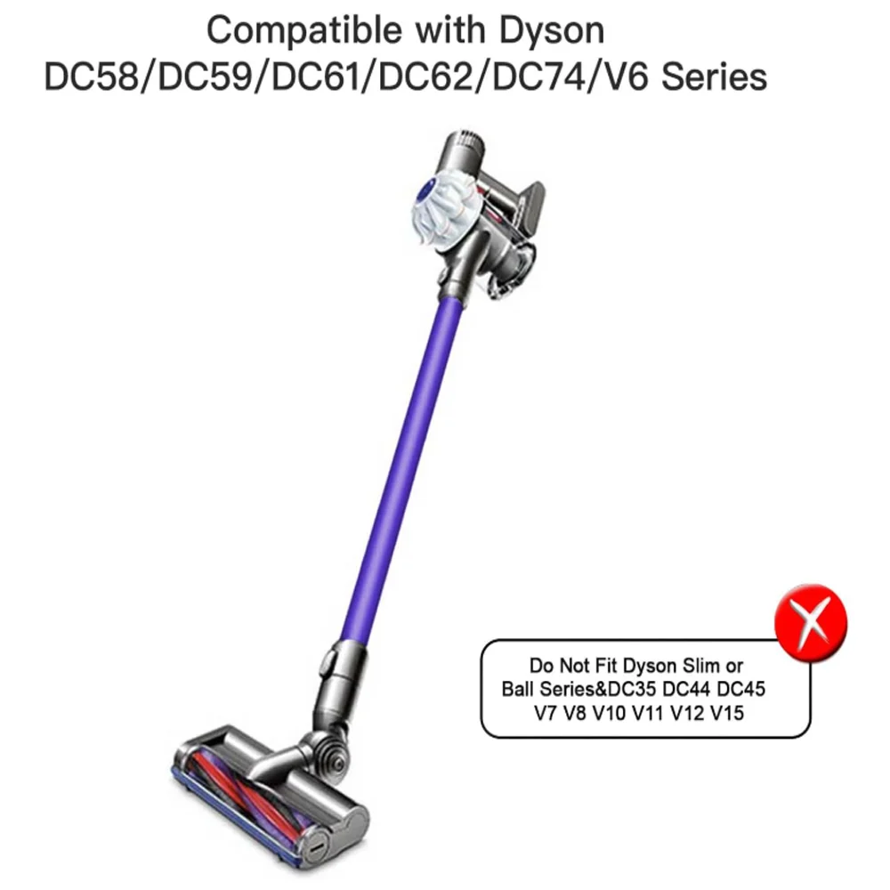 Фото Для Dyson V6 DC58 DC59 DC61 DC62 — металлическая удлинительная трубка, проводящая сменная вакуумная трубка №2