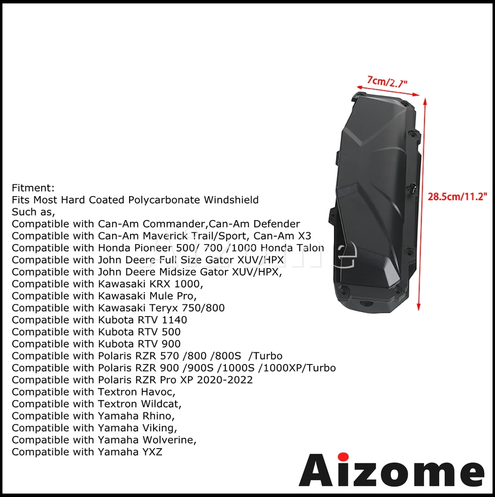 Для Kawasaki Mule Pro Teryx 750 800 Kubota RTV 1140 500 900 Polaris RZR UTV Комплект для установки