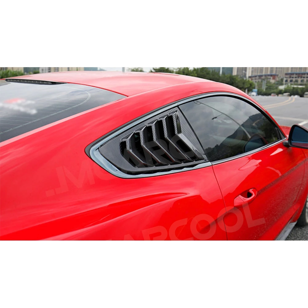 JCHEY жалюзи заднего стекла для Ford Mustang 2015-2021 автомобильные боковые вентиляционное