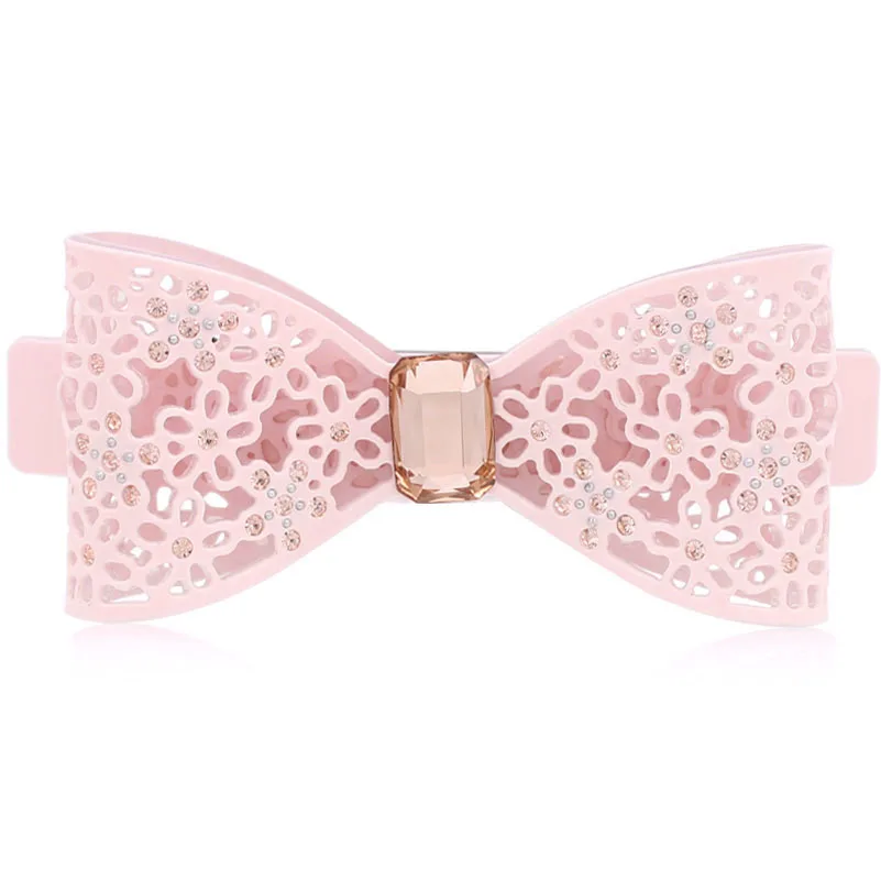 

Butterfly Ponytail Holders, Cellulose Acetate Hair Accessory Ornament Jewelry Clip Barrette for Women Girls Rhinestones Tiara