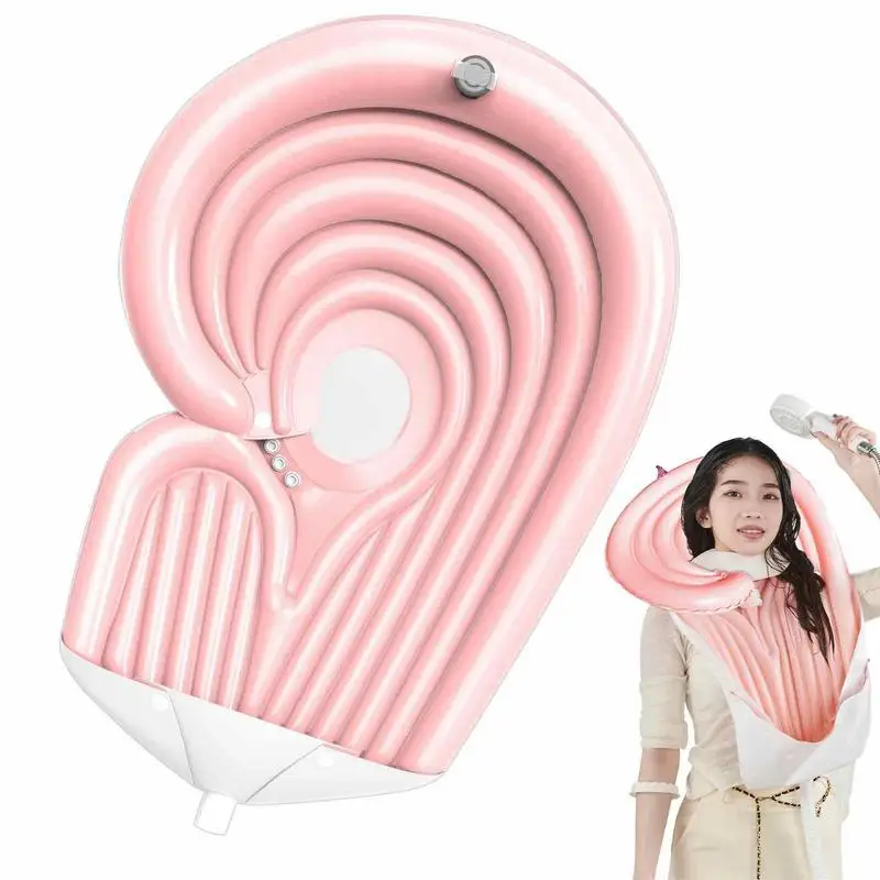 Portable Inflatable Shampoo Basin for Bedside and in Bed for Elderly Disabled Pregnant Injured Shampoo Bowl
