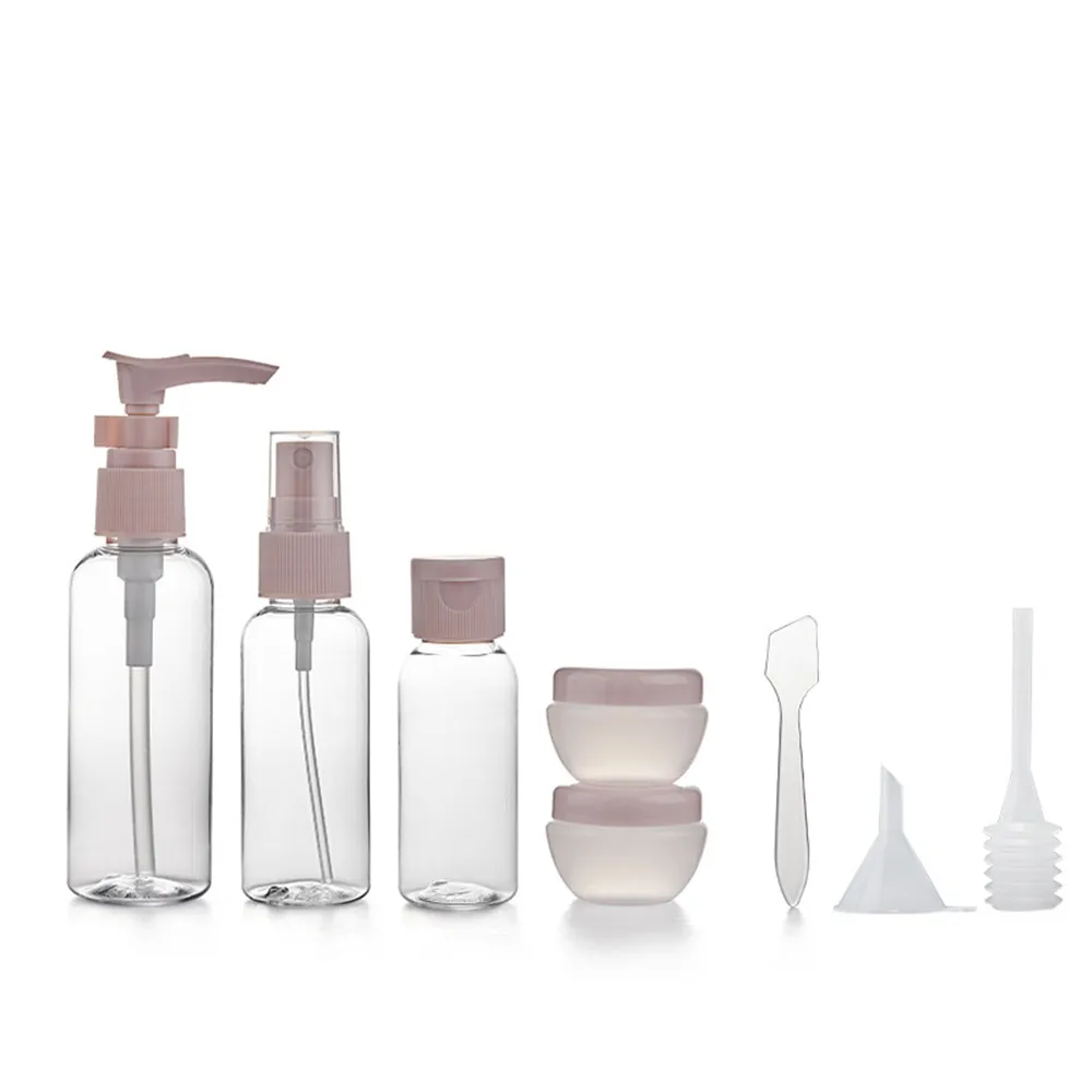 

30ml 50ml 80ml 100ml Transparent Set of Bottles Portable Spray Bottle Clear Mini Plastic Bottle Empty Cosmetics Bottle