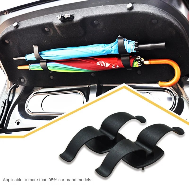 

Car universal trunk umbrella holder clip multi-functional storage and finishing car hook car umbrella hook