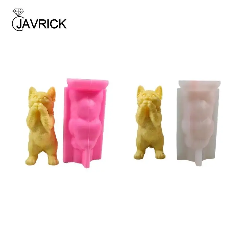 

3D Mold for Candle Making Cat Desktop Ornaments Mold for DIY Home Decors