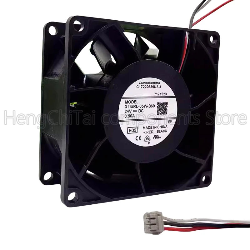 Оригинальный 100% рабочий 3115RL-05W-B69 24V 0.5A 8038 вентилятор охлаждения