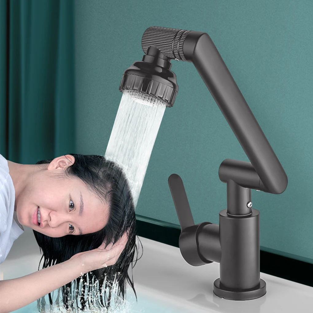 Смеситель для раковины из нержавеющей стали с поворотным кронштейном