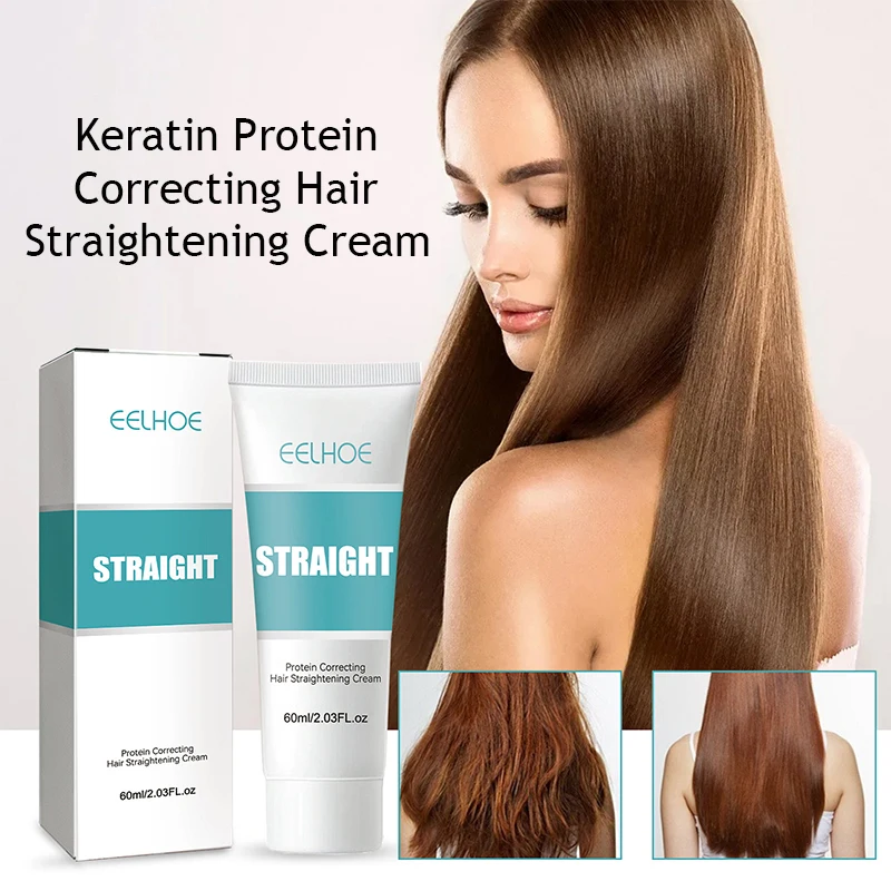 

Keratin Protein Correcting Hair Straightening Cream Replenish Hair Nutrition And Moisture Does Not Hurt Hair Easily Soften Salon