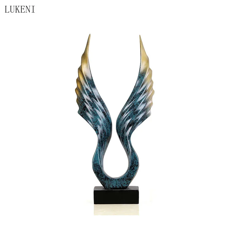 

Креативное винное украшение в европейском стиле, домашнее ремесло для гостиной, свадебные подарки, Орлан из абстрактной смолы