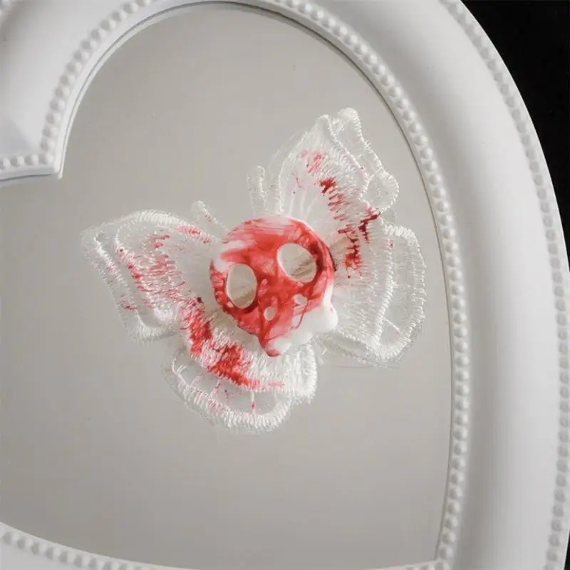 Готическая заколка для волос Скелет Ангел