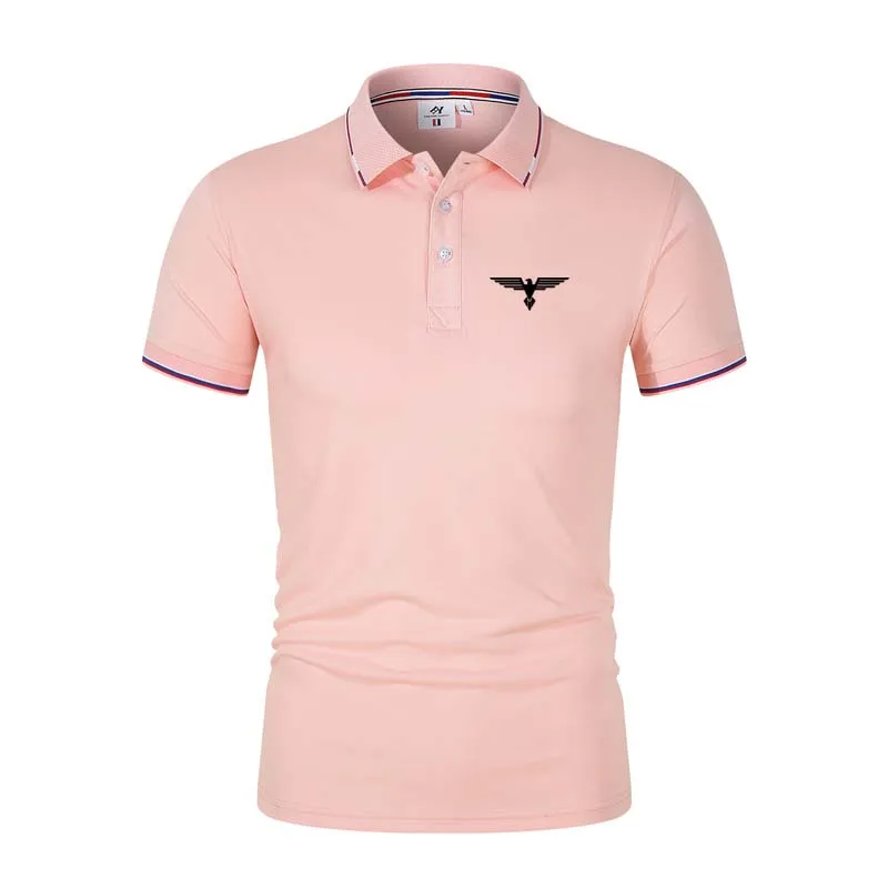 

Men's High Quality Breathable Polo Shirt Summer Cotton Men's T-Shirt Casual Lapel Shirt Fashion Short Sleeve S-4XL