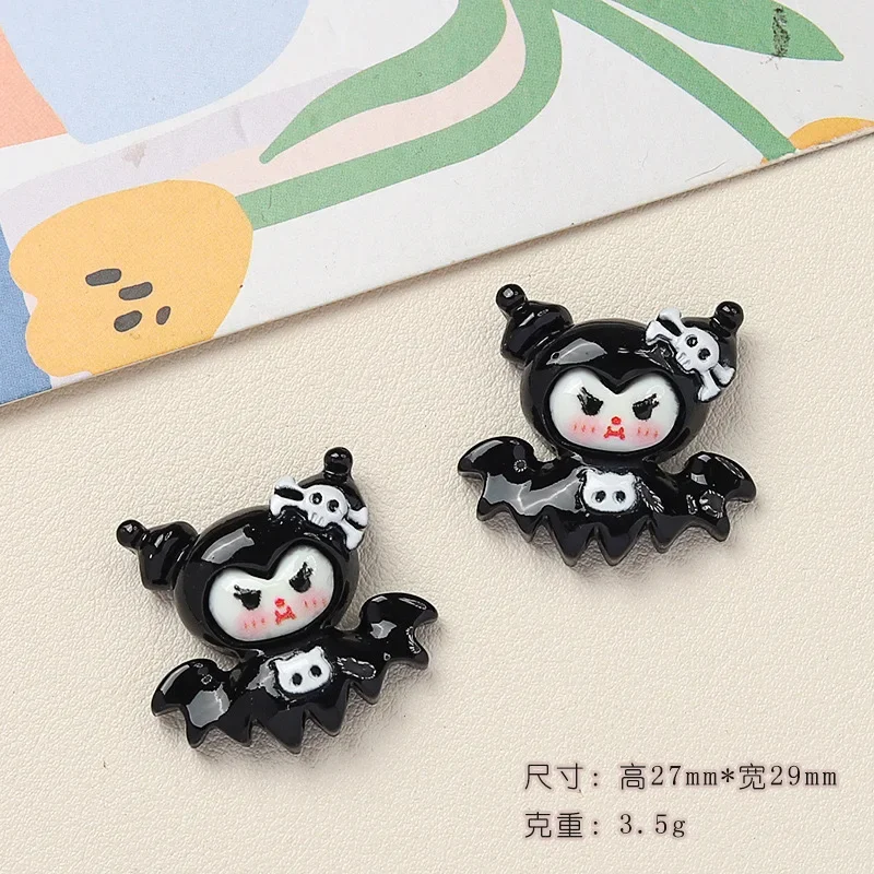 10 шт. милые фигурки из смолы в виде мультяшных героев Хэллоуина летучая мышь