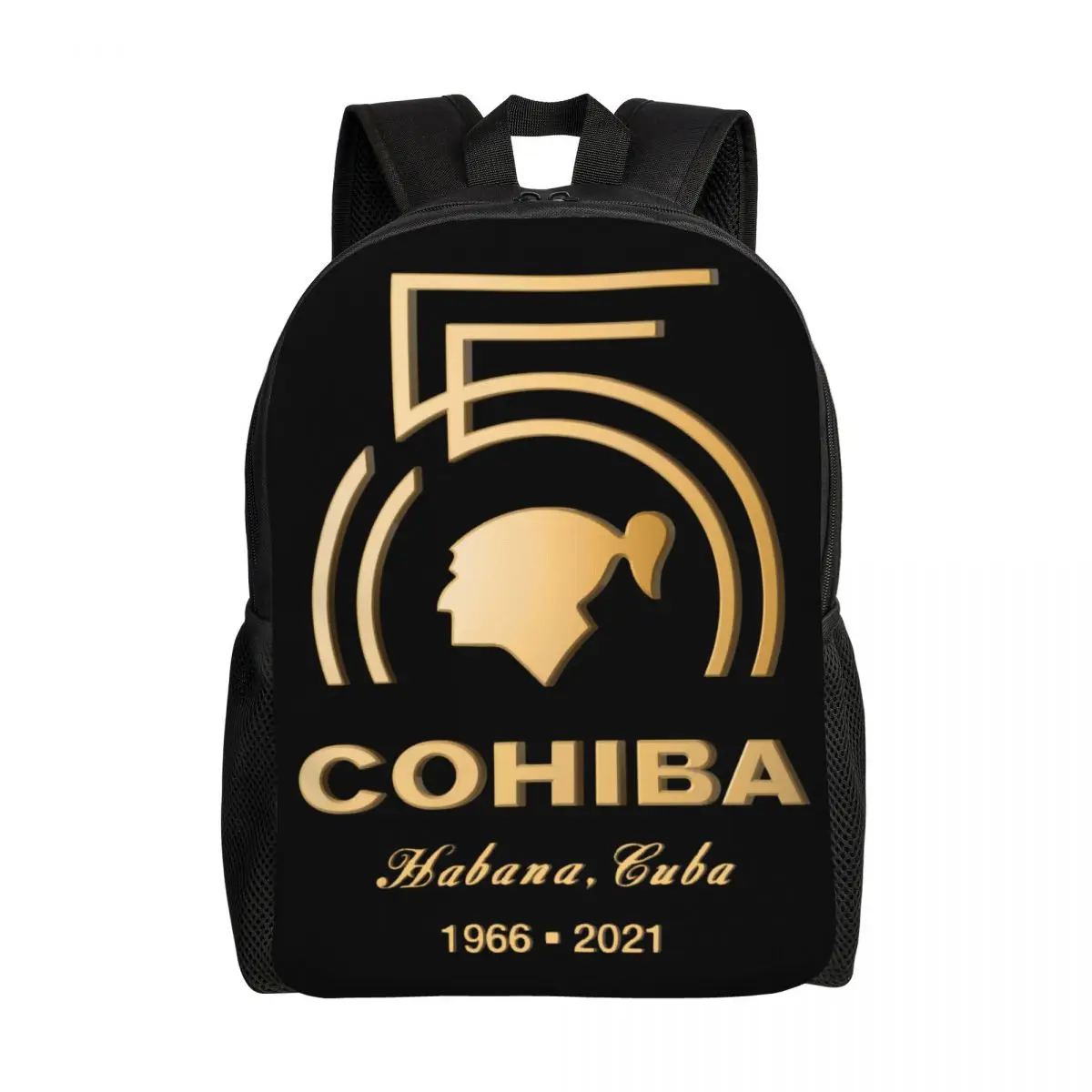 

Рюкзак Cohiba для мужчин и женщин, сумка для учеников школы и колледжа с кубинской сигаретой, подходит для 15-дюймовых ноутбуков