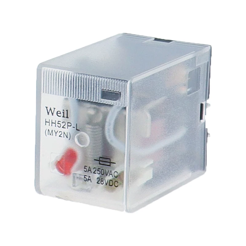 5 шт. промежуточное реле HH52P MY2NJ катушка общего назначения DPDT мини