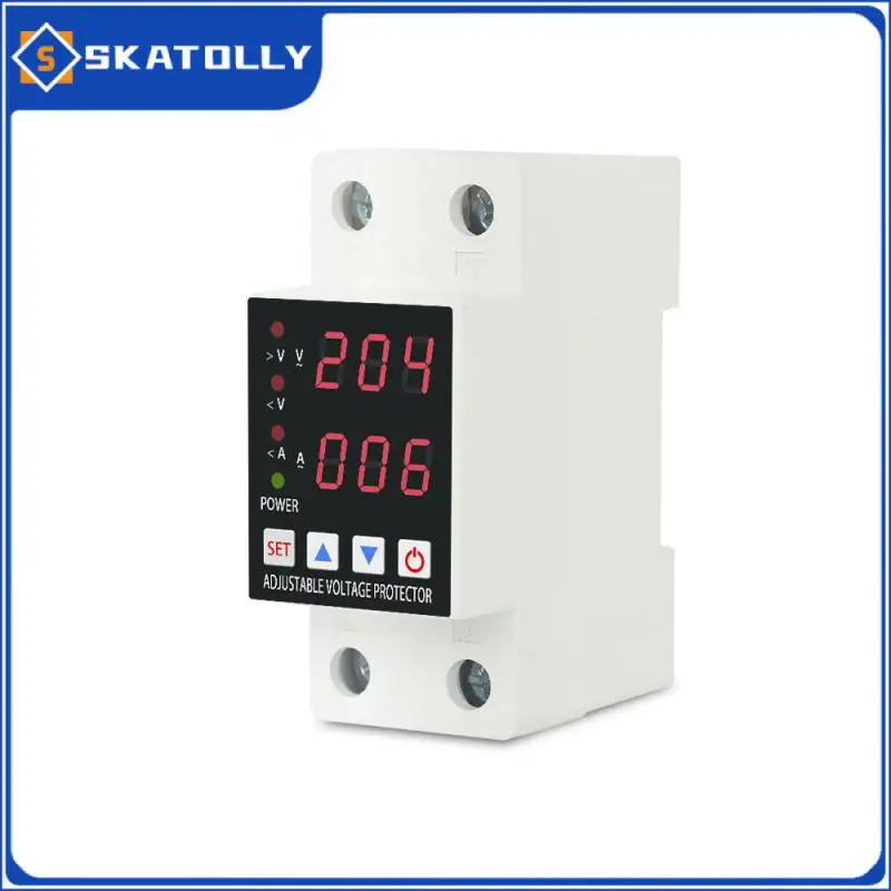 

Current And Under Voltage 63a Adjustable Over Voltage 230v Overvoltage Protector Protector Relay Smart Home Protector