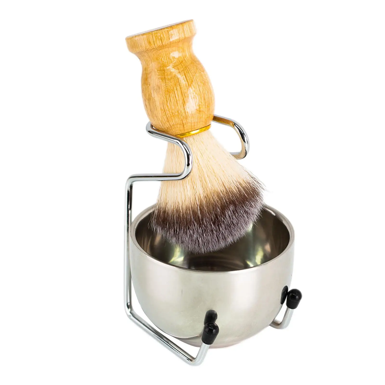 

Wet Shaving Kit with Shave Brush Stand Mug, Perfect for Wet Shave Durable Comfortable