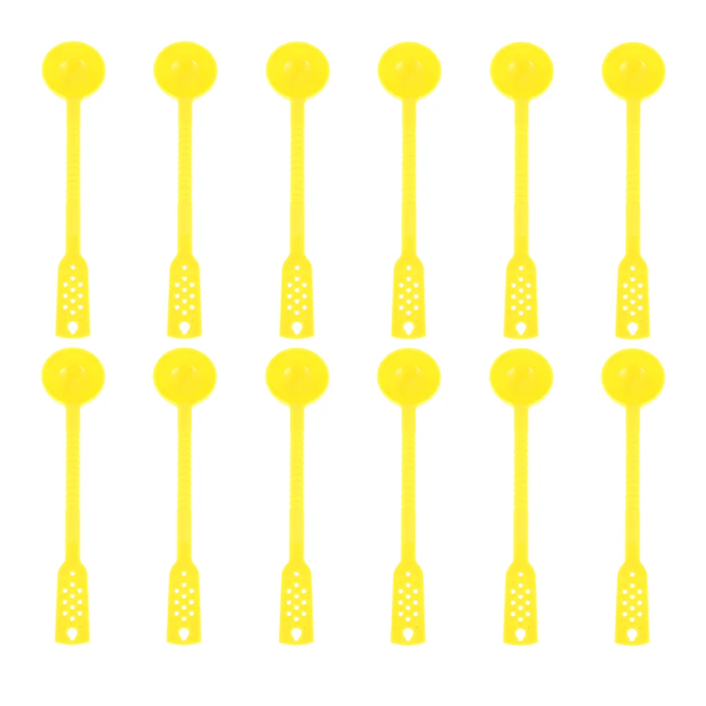 

12pcs Plastic Fruit Powder Scoops Bean Measuring Spoons Home Coffee Scoops