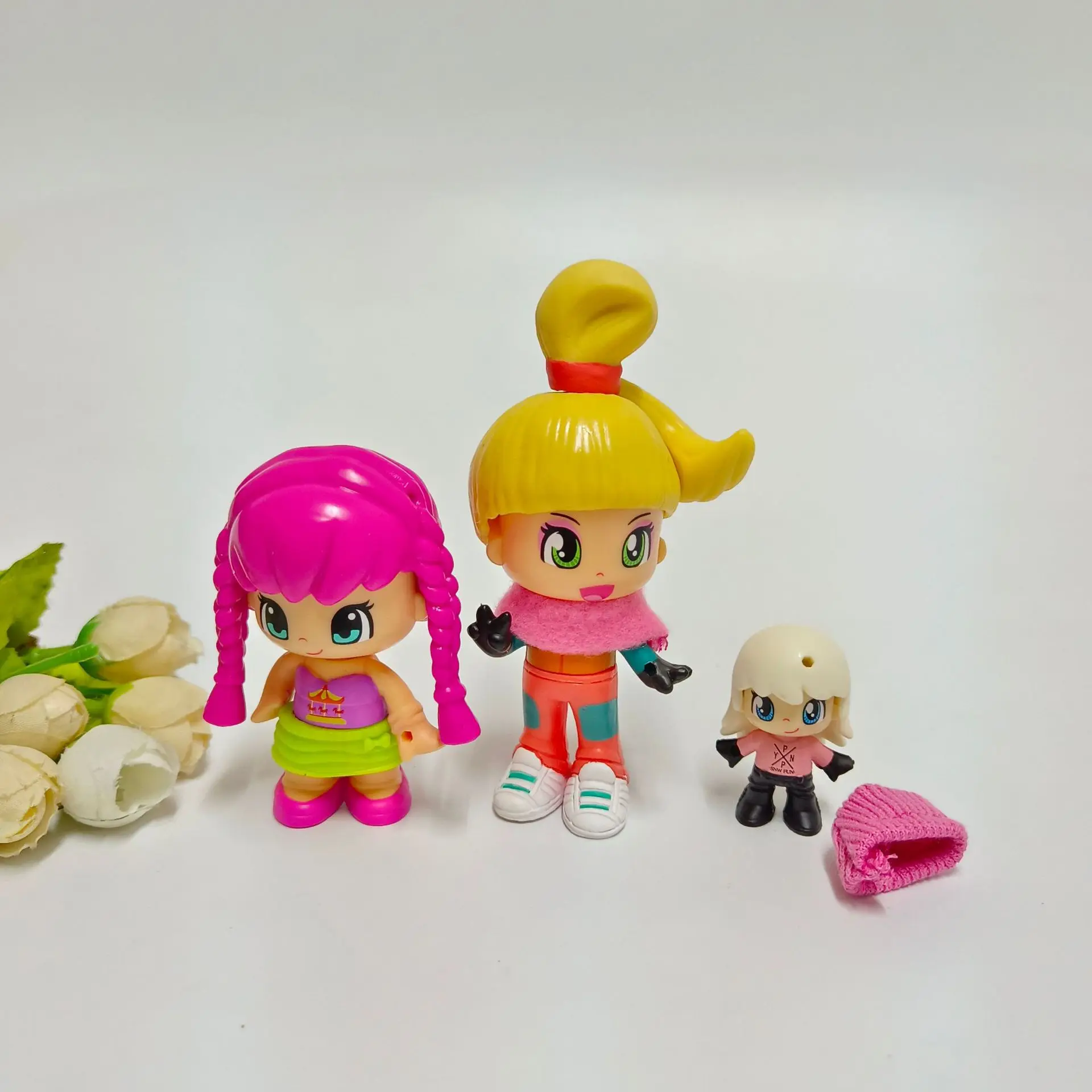 

10PCS Assembly Girl Doll 7-10cm Toys Birthday Gift Car Inner Decoration