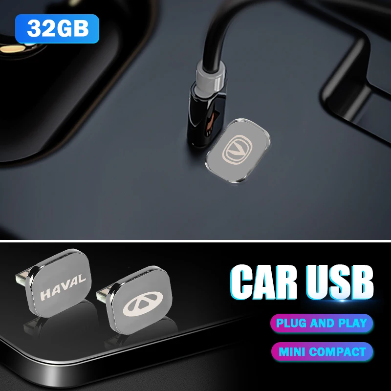 Автомобильный USB-флеш-накопитель 32 ГБ для Toyota Chr Corolla Yaris Rav4 E150 E120 Land Cruiser 200 Camry 40 55 2020