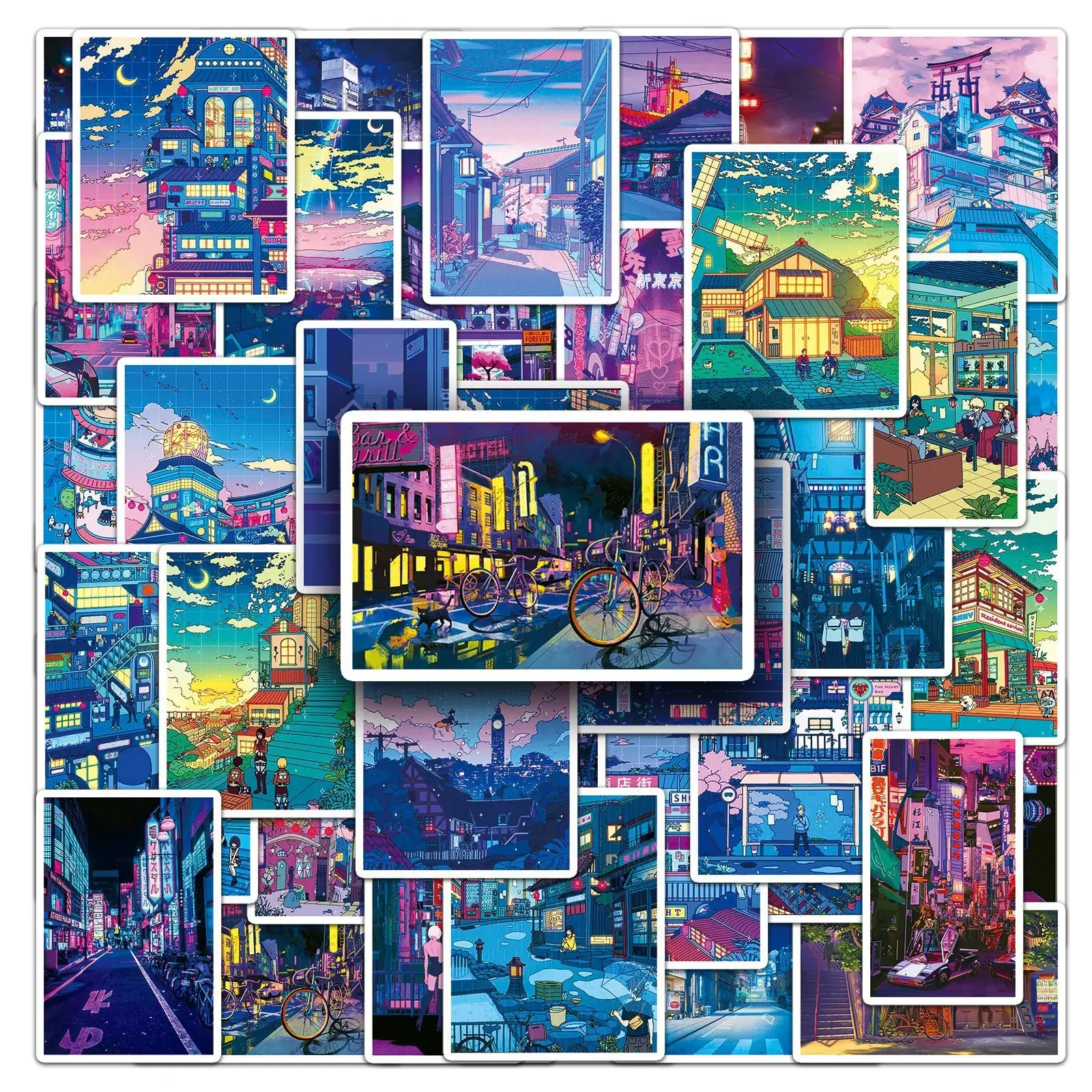 50 шт. водонепроницаемые наклейки на шлем для скейтборда