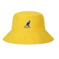 hot men women kangools bucket hats cotton casual bob hat double wear outdoor kangaroo fishing hats fisherman cap femme gorro