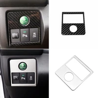 abs carbon fiber car headlight adjustment switch panel cover for honda hrv hr v vezel 2014 2020 2021 auto accessories trim frame
