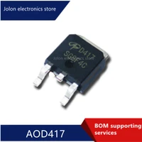 new aod417 package to 252 patch p channel field effect mos tube screen printing d417 30v 25a transistor