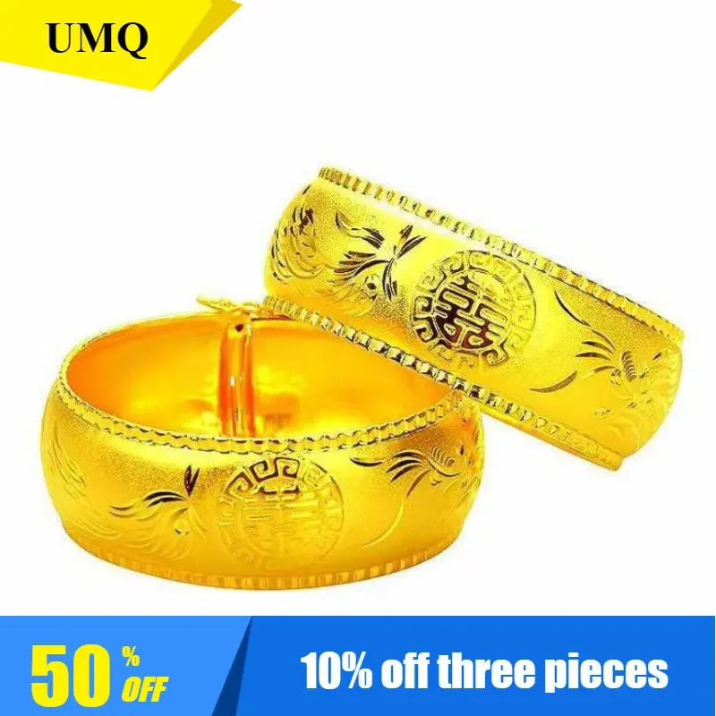 Высококачественные аллювиальные золотые свадебные украшения браслет с драконом