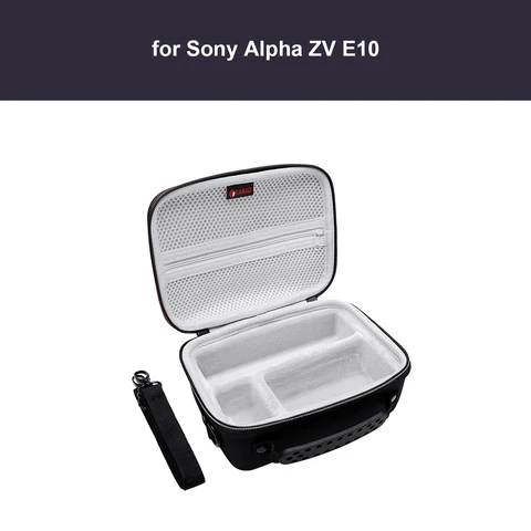 Жесткий чехол XANAD EVA для камеры Sony Alpha ZV E10 подходит для Vlogger, комплект аксессуаров для штатива и микрофона, сумка для хранения (только сумка)