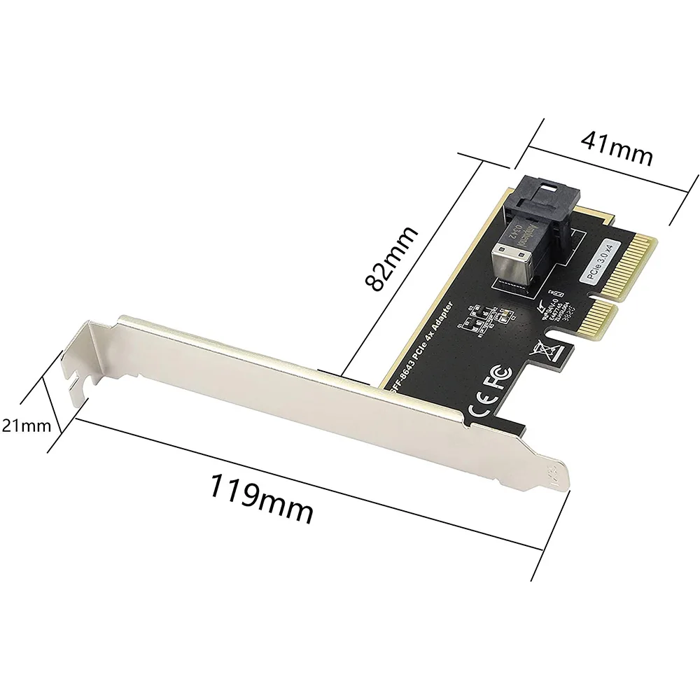 Адаптер PCI Express для телефона адаптер PCIe NVMe U.2 SSD - 2 5 &quotNVMe PCIE 4X совместим со слотом X4