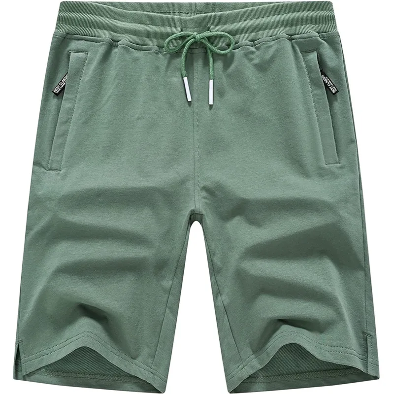 

Men's Shorts Pants Cotton Fit Slim Elastic Sports Shorts Man Casual Running Trendyol Sweatpants Male Clothing