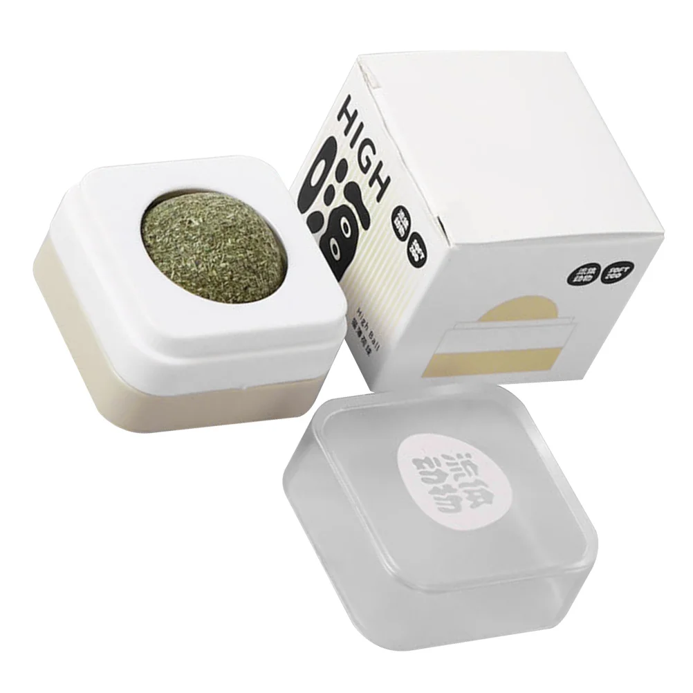 

Catnip Cat Toy Wall Kitten Lick Toys Rotatable Treats Treat Cleaning Teeth Chew Molar Mounted Edible Licking Licker Teething