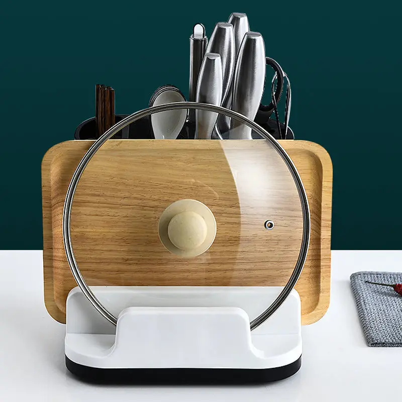 

Knife rest, cutting board rack, integrated countertop kitchen, multifunctional kitchen knife storage rack, knife storage rack
