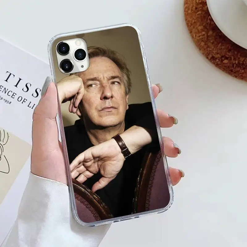 Чехол для телефона Alan Sidney Патрик Рикман прозрачный мягкий iphone 12 11 13 7 8 6 s plus x xs xr pro