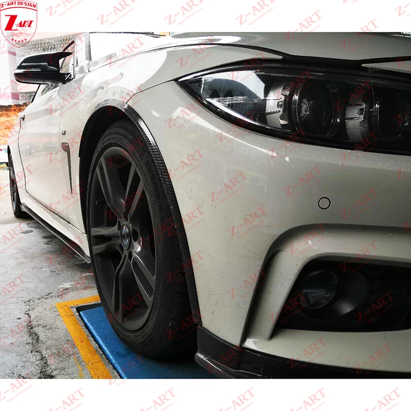 Женские боковые юбки из углеродного волокна для BMW F32 F33 428I 435I Gran Coupe 2013-2016 борта 4