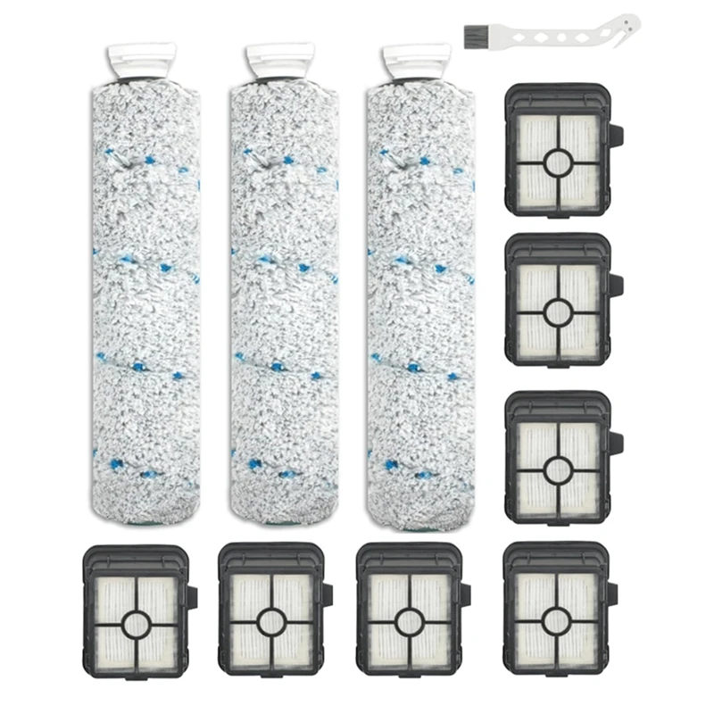 3 шт./упаковка ЩЕТОЧНЫЕ рулоны 2787 и вакуумные фильтры 1866 совместимые с Bissell Crosswave Max