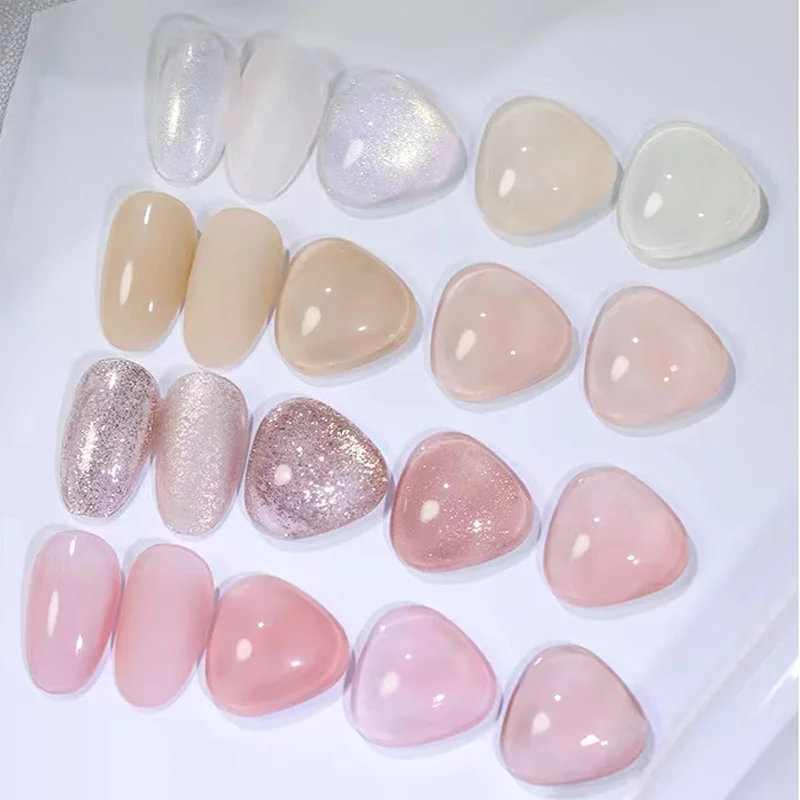 Розовый кристаллический Гель-лак VINIMAY для ногтей УФ-Гель-лак удаляемый