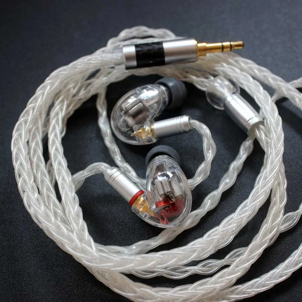 DIY SE846 наушники-вкладыши 6BA сбалансированные арматурные 12 драйверов HIFI стерео