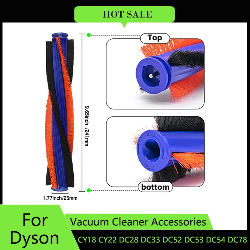 Основная роликовая щетка для пылесоса Dyson CY18 CY22 DC28 DC33 DC52 DC53 DC54 DC78 запасная часть